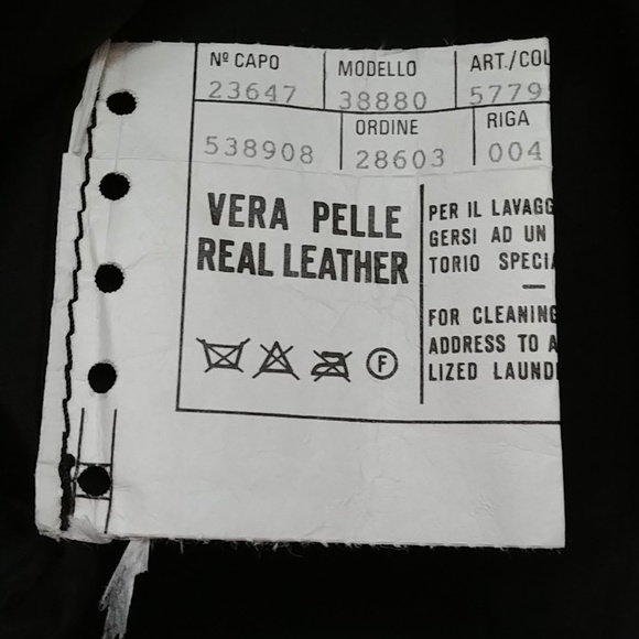 MOSCHINO LEATHER SKIRT WITH MIRROR HEM IT46 - Picture 4 of 6